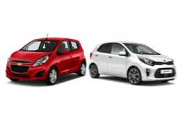 Chevrolet Spark atau Kia Picanto - perbandingan mobil dan mana yang lebih baik