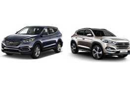 Apa yang lebih baik Hyundai Santa Fe atau Tucson - bandingkan dan buat pilihan