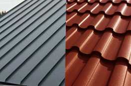 Kaj je bolje uporabiti šiv streho ali kovinsko ploščico?