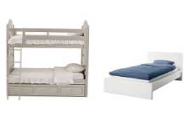 Какво е по-добре да си купите двуетажно легло или две обикновени