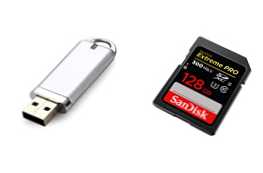 Какво е по-добре да закупите флаш устройство или карта с памет?