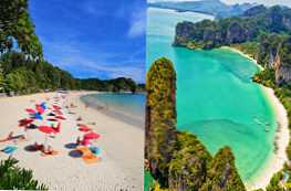 Kakšna je najboljša izbira za počitnice na Phuketu ali v Krabiju?