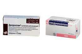 Porównanie diprospanu lub prednizolonu, różnice, które lekarstwo jest lepsze