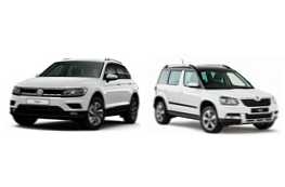 Volkswagen Tiguan lub Skoda Yeti - porównanie samochodów i które jest lepsze