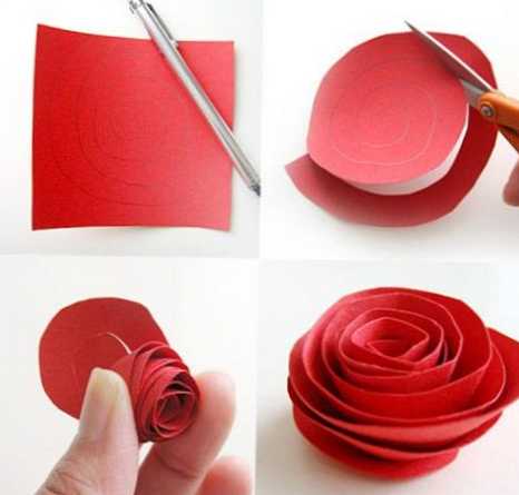 Как да направите роза от хартия?