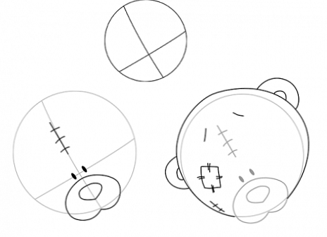 Како нацртати медведа са срцем?