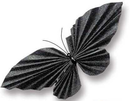 Як зробити метелика з паперу?