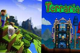 Коя игра е по-добра от Minecraft или Terraria?
