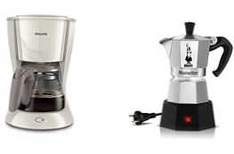 Melyik kávéfőző jobb gejzír vagy csepp - hasonlítsa össze és válassza ki