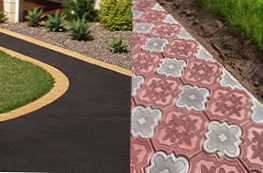 Яке покриття краще асфальт або тротуарна плитка?