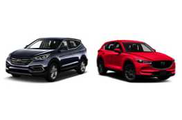 Crossover mana yang lebih baik untuk membeli Hyundai Santa Fe atau Mazda CX-5