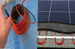 Який тепла підлога краще кабель або мати?