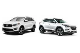 Perbandingan Kia Sorento atau Hyundai Tucson dan mana yang lebih baik?