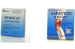 Porównanie leków Mucosat lub Alflutop i które jest lepsze