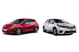 Nissan Tiida atau Toyota Corolla - mobil mana yang lebih baik untuk dibeli?