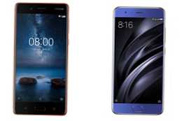 Perbandingan smartphone Nokia 8 atau Xiaomi Mi6 dan mana yang lebih baik?
