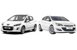 Peugeot 308 atau Opel Astra - mobil mana yang akan diambil?