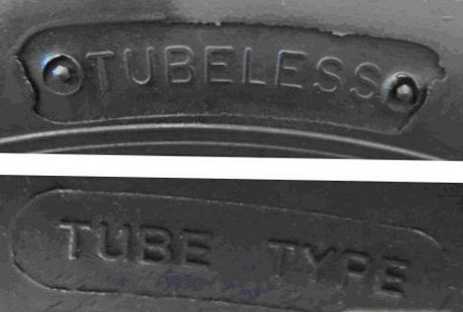 Perbedaan antara ban tubeless dan tabung