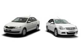 Perbandingan mobil Skoda Rapid atau Nissan Almera dan mana yang lebih baik untuk dibeli