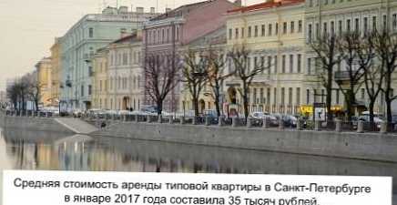 Цената за наемане на жилища в Санкт Петербург се увеличава всяка година