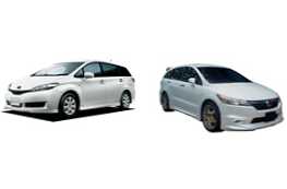 Toyota Wish lub Honda Stream - porównanie samochodów i które jest lepsze