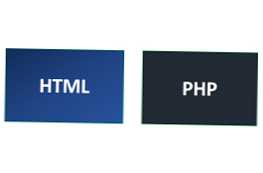 Каква е разликата между html и php езиците?