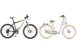 По какво се различава планинският велосипед от градския велосипед?