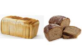 Kakšna je razlika med belim kruhom in črnimi lastnostmi in razlikami