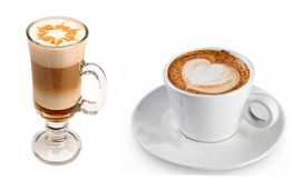 Kakšna je razlika med podobnostmi in različnostmi latte in kapučina