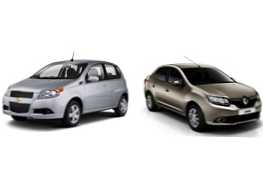 Primerjava Chevrolet Aveo ali Renault Logan in katera je boljša?