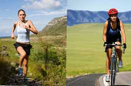 Apa yang lebih baik untuk lari atau bersepeda yang menurunkan berat badan?