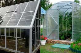 Шта је боље за стаклену башту или поликарбонат?