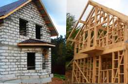 Kaj je boljša okvirna hiša ali gazirana betonska hiša?