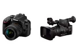 Що краще купити фотоапарат або відеокамеру?
