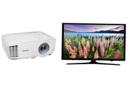 Co lepiej kupić projektor lub telewizor?