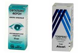 Какво е по-добре Ophthalmoferon или Tobrex и как се различават