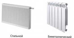 Mi jobb, mint az acél vagy bimetál radiátorok, és hogyan különböznek egymástól?