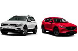 Какво е по-добро сравнение и разлики на Tiguan или Mazda CX-5