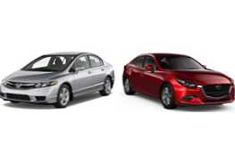 Какво е по-добре да вземете Honda Civic или Mazda 3 и как се различават?