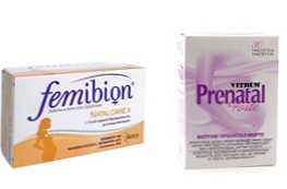 Femibion ​​lub Vitrum Prenatal porównanie średnich i co jest lepsze