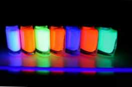 Fluorescenčné a fluorescenčné farby - hlavné rozdiely