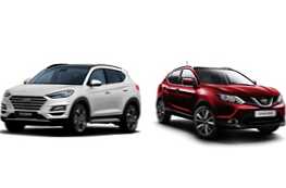 Perbandingan Hyundai Tussan atau Nissan Qashqai dan apa yang lebih baik untuk dibeli
