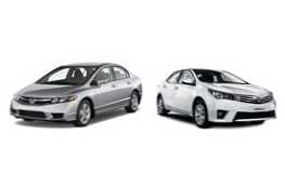 Honda Civic atau Toyota Corolla - perbandingan dan mobil mana yang lebih baik?