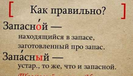 Як пишеться правильно запасний або запасний?