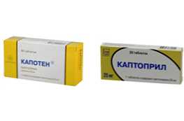 Kapoten atau Captopril - perbandingan dan obat mana yang lebih baik?