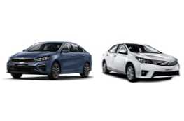 Perbandingan mobil KIA Cerato atau Toyota Corolla dan apa yang harus diambil?