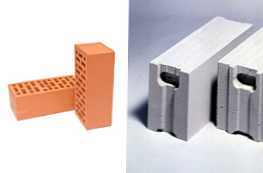 Brick dan Aerasi Beton - perbandingan dan mana yang lebih baik untuk dipilih?