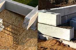 Primerjava tračnih temeljev ali monolitnih plošč in kaj je boljše?