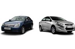 Nissan Almera atau Hyundai Solaris - mobil mana yang lebih baik?