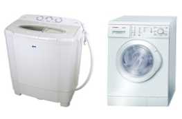 Razlike med pralnimi stroji avtomatskega in polavtomatskega tipa